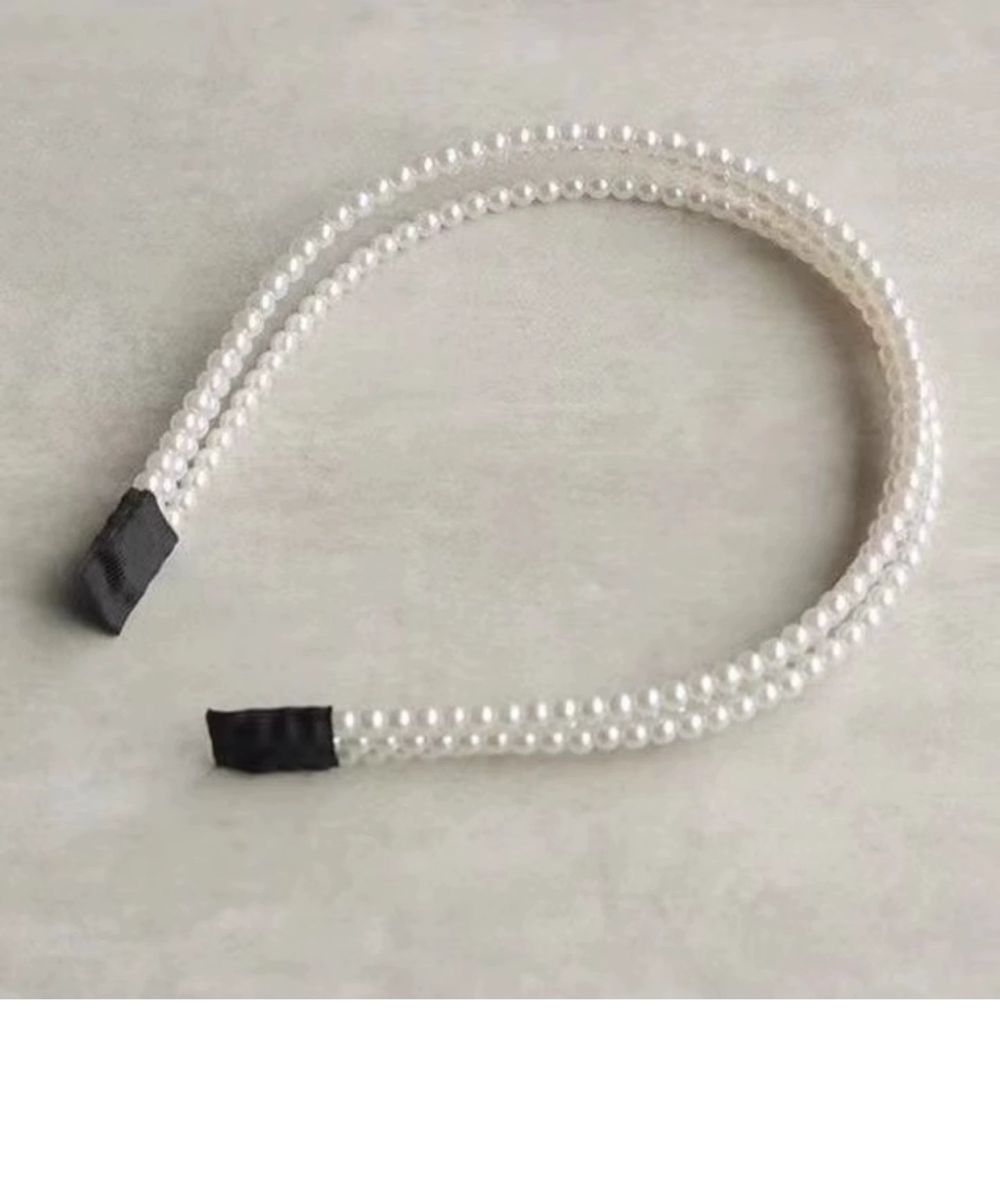 Pearl headband, female super fairy, French romantic Internet celebrity, 2025 new face wash, high skull, temperament, pressure hairpin headpiece
