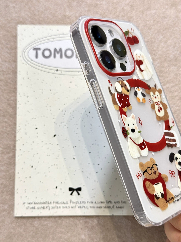 Coque iPhone Magnétique Jellycat - Support MagSafe Intégré - Design Westie Mignon - Protection Anti-Choc - Modèles 13 à 16 Pro Max