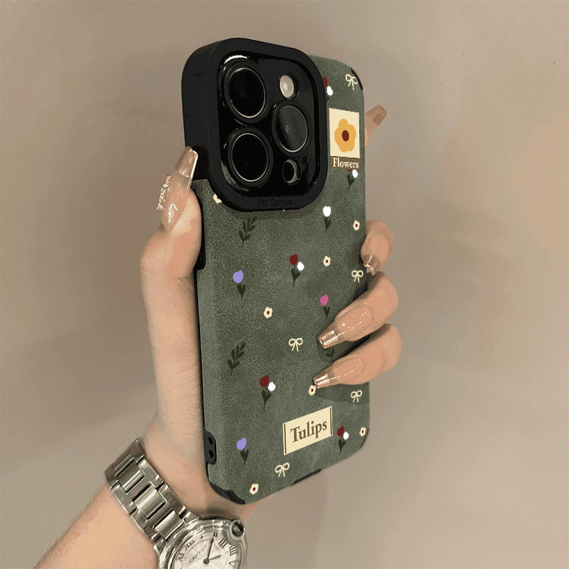 Coque iPhone Fleurs Vintage