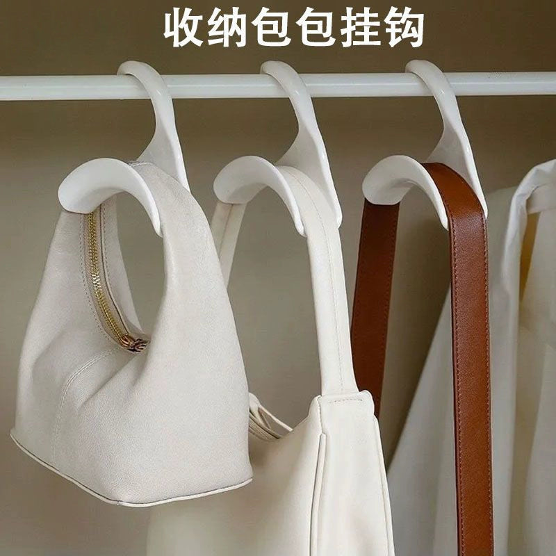 Multi-functional bag hook, arch bag hanger, wardrobe hanger, hanging silk scarf, tie, belt hook rack, hat storage