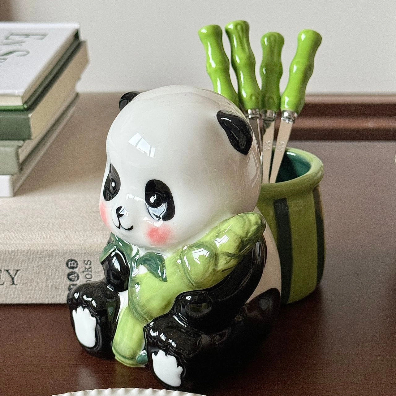 Set de Fourchette "Bambou & Panda" Élégant