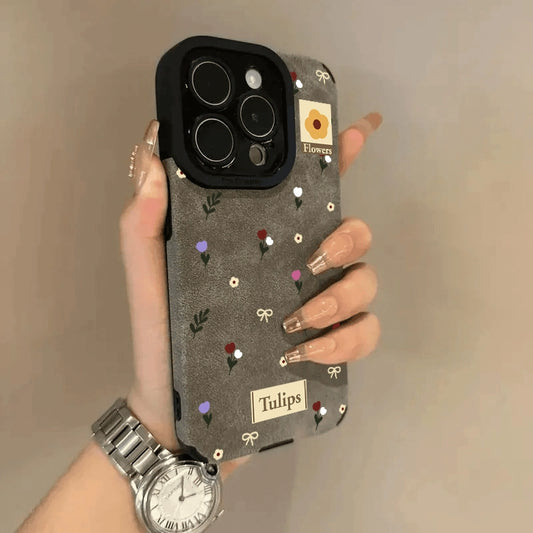 Coque iPhone Fleurs Vintage