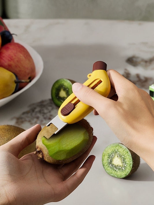 Éplucheur 3-en-1 Portable Professionnel - Pour Tous Types de Fruits et Légumes